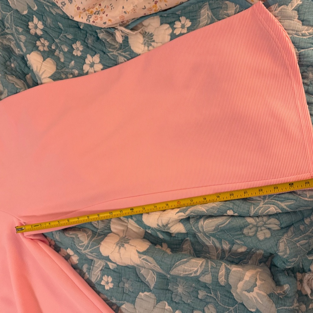Pink Short Sleeve Zip-Up Top and Pants Set - Picture 7 of 7